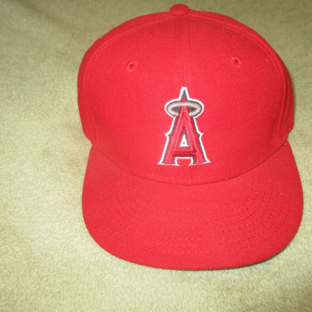 New Era  ANGELS 59FIFTY Fitted BB Cap Sz 6 5/8.  Feb. 2014 Excellent